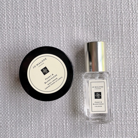 Jo Malone London Peony & Blush Suede fragrance and body cream travel - Picture 1 of 9